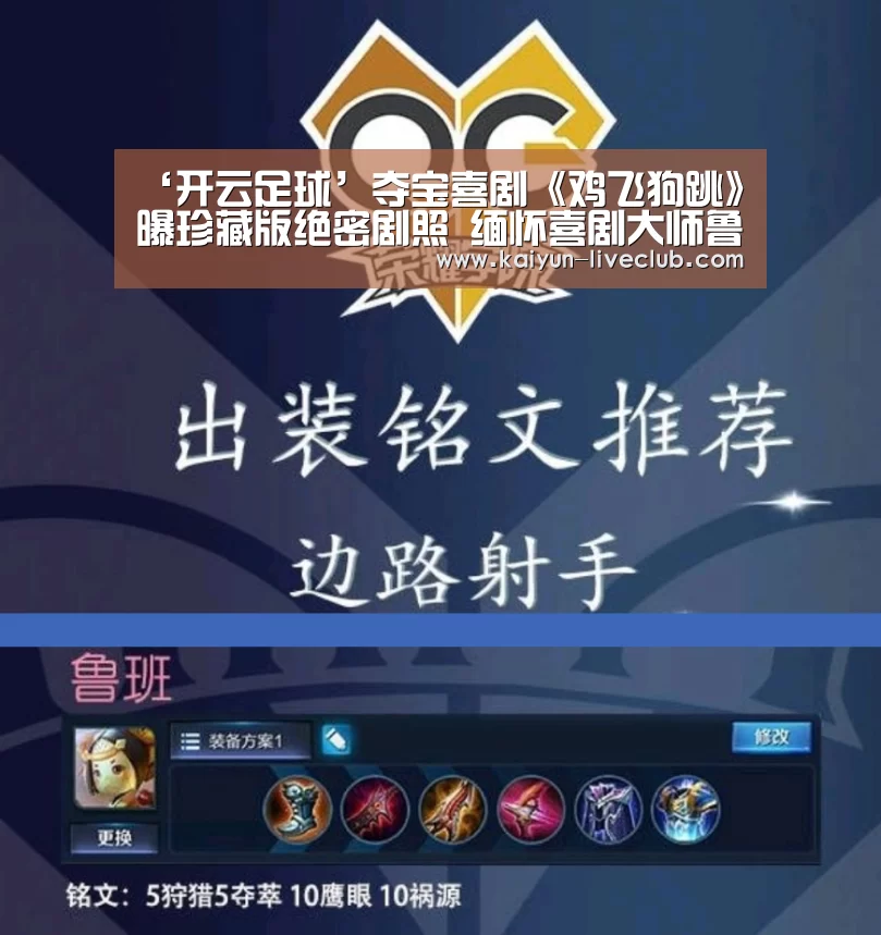 ‘开云足球’夺宝喜剧《鸡飞狗跳》曝珍藏版绝密剧照 缅怀喜剧大师鲁芬(图3) 开云篮球