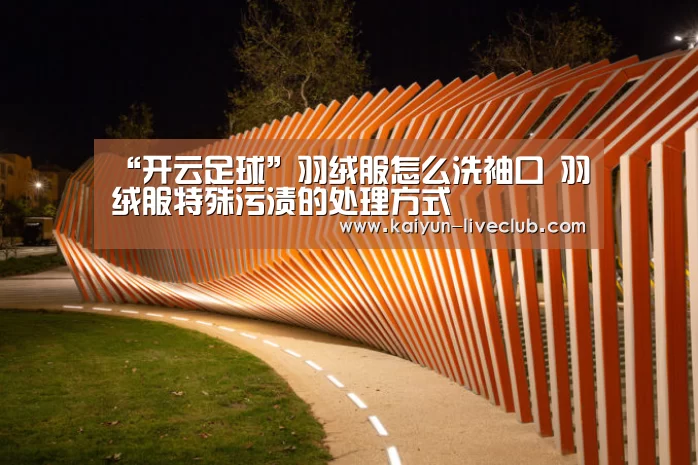 “开云足球”羽绒服怎么洗袖口 羽绒服特殊污渍的处理方式(图1) 开云足球